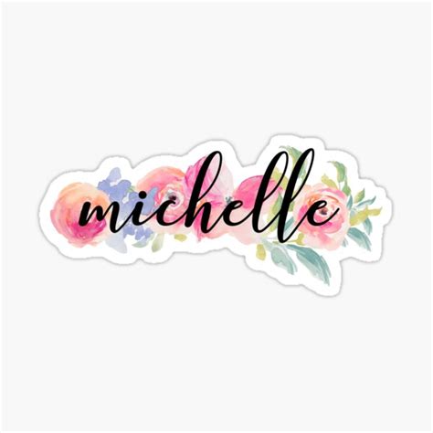 Michelle Stickers Redbubble