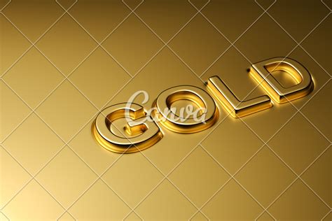 Gold Word Emboss Photos By Canva