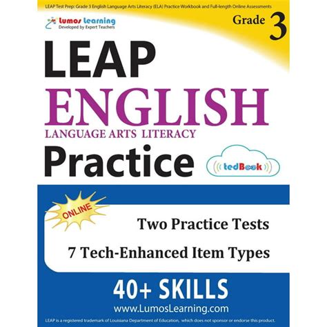 Leap Test Prep Grade 3 English Language Arts Literacy Ela Practice