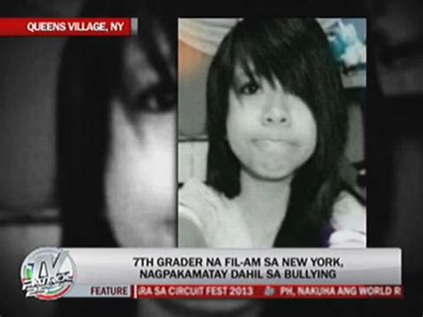 fil am cyber bullying victim found dead inside room video dailymotion