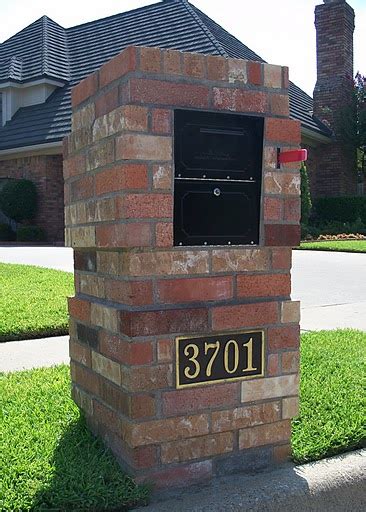 Secure And Lockable Brick Mailbox Options Brick Doctor