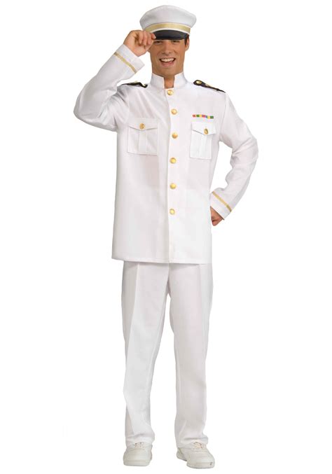 Mens Captain Fancy Dress Costumes One Size Mens Fancy Dress Fashion