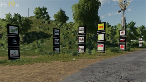 Placeable Brand Signs Pack Fs Mods Farming Simulator Mods
