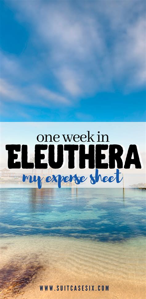 cost of travel in the bahamas what we spent in 1 week on eleuthera bahamas travel north
