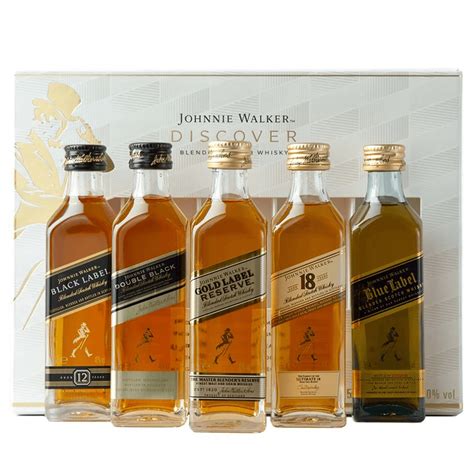 Johnnie Walker Collection 5 Pack 50ml 250ml Bremers Wine And Liquor