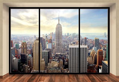 Wall Mural New York City Skyline Penthouse Photo Wallpaper 366x254cm
