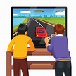 Playing Video Games Illustrations, Royalty-Free Vector Graphics & Clip ...