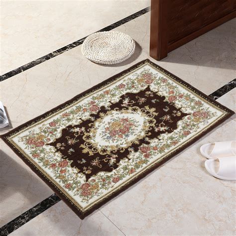 Gotydi Pastoral Medallion French Area Rug European Floral Formal