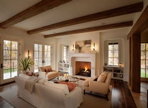 25 Exciting Design Ideas For Faux Wood Beams Traditional Design