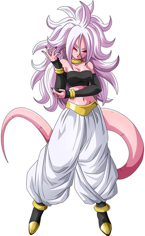 Android 21 Majin Android 21 Dragon Ball Dragon Ball Fighterz 1girl Black Sclera Bracelet