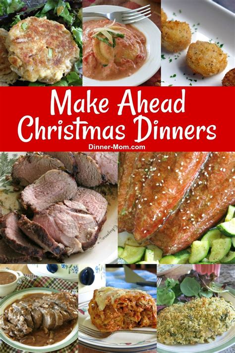 Don't miss one merry moment of your christmas day. Make Ahead Christmas Dinner Recipes | Christmas food dinner, Delicious dinner recipes, Recipes