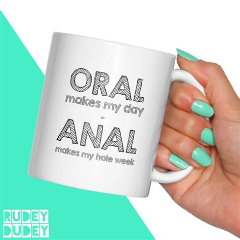 Rude Adult T Anal Sex Mug Funny Rude Adult Novelty Oral
