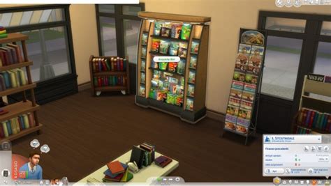 Mod The Sims Functional Book Display By Alexcroft • Sims 4 Downloads
