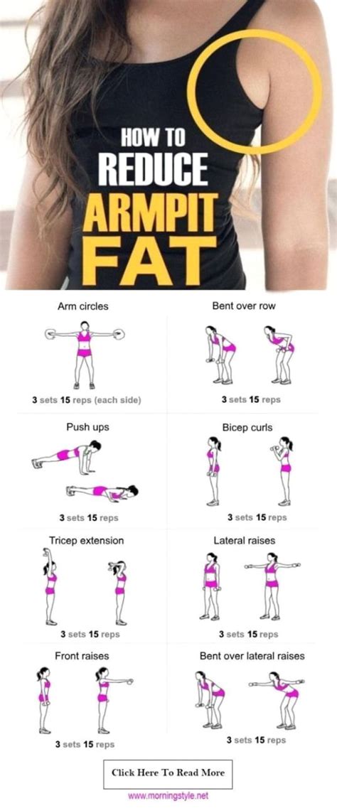How To Get Rid Of Armpit Fat In A Week 10 Best Underarm Fat Exercises