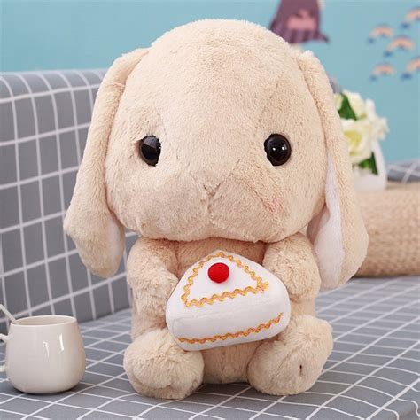 Kawaii Soft Pink Bunny Plush Stuffed Animal Toy Ddlg Playground