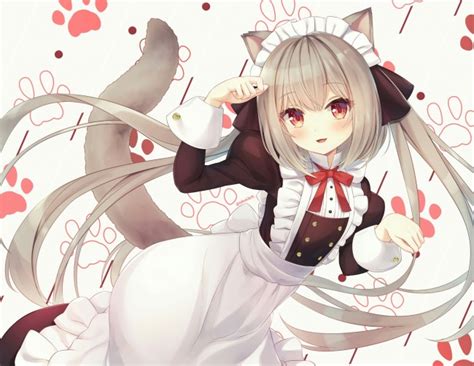 Download 2295x1775 Hanashiro Chill Cute Anime Girl Maid Outfit