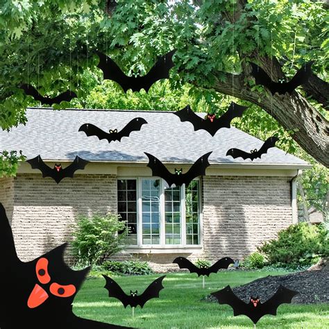 Halloween Decorations Outdoor Bats Outdoor Tree Halloween Decorations