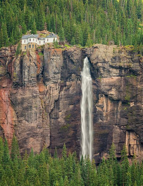 Bridal Veil Falls Telluride Colorado Photograph By Loree Johnson