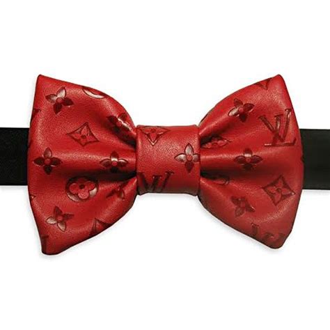 Louis Vuitton Red Bow Tie By Designerbowties On Etsy 4000 Old Ties