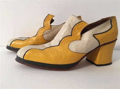 Vintage 70's men's platform shoes size 10 mint condition regal high heel unixsex disco shoes by thekaliman copy. Vtg 70s Mens Disco Hipster Hippie Platform Heel Glam Shoes ...