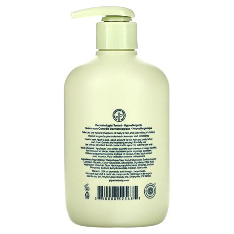 Pipette Baby Shampoo Wash Fragrance Free 12 Fl Oz 354 Ml Iherb
