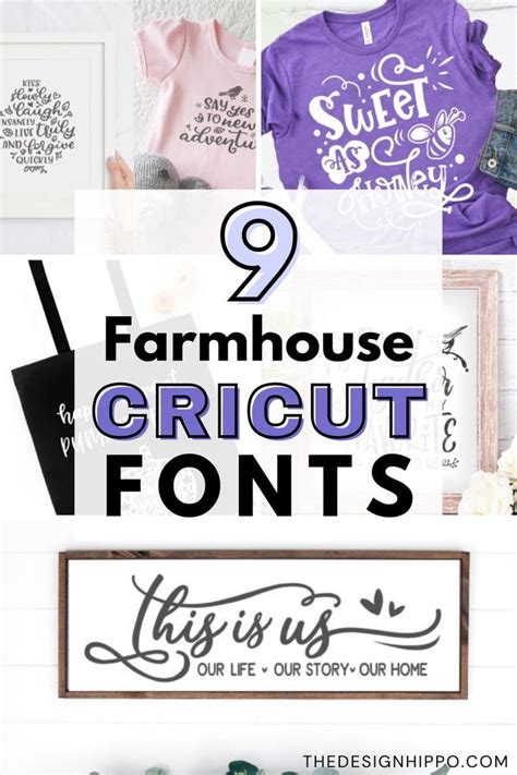 9 Best Farmhouse Fonts For Cricut Diy Craft Projects Youll Absolutely