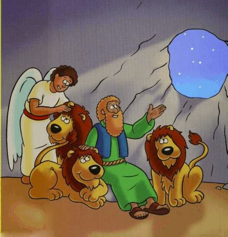 Histórias Biblicas Daniel na Cova dos Leãos