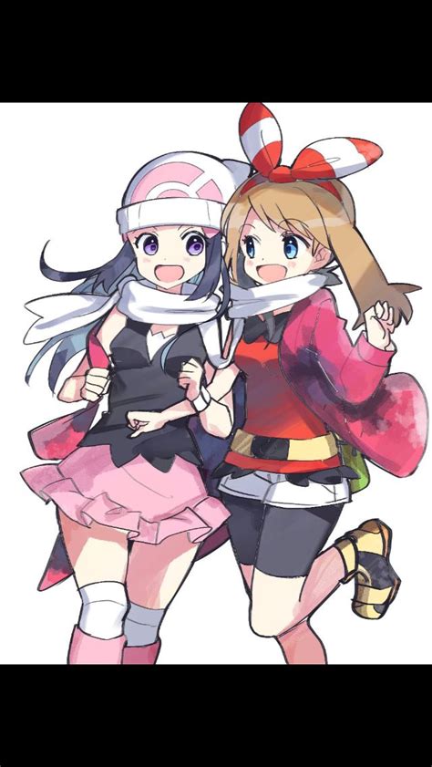 Dawn And May Pokemon Garotas