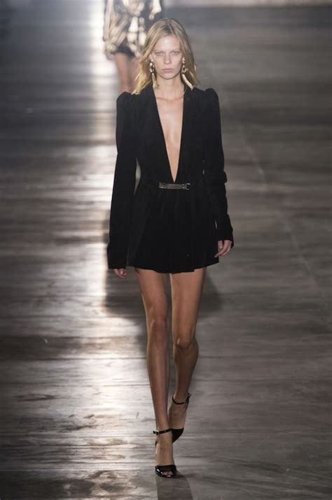 Every Look From Anthony Vaccarello S Debut Saint Laurent Collection