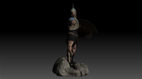 Human Environment Achilles Game Assets Zbrush Print Quality Om