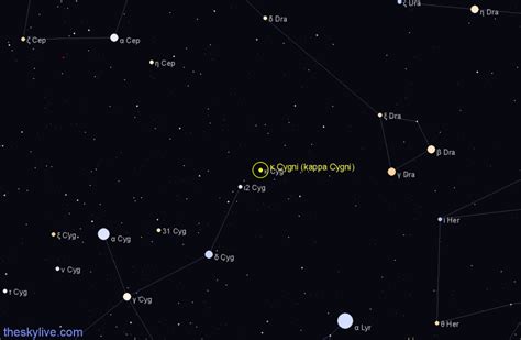 κ Cygni Kappa Cygni Star In Cygnus