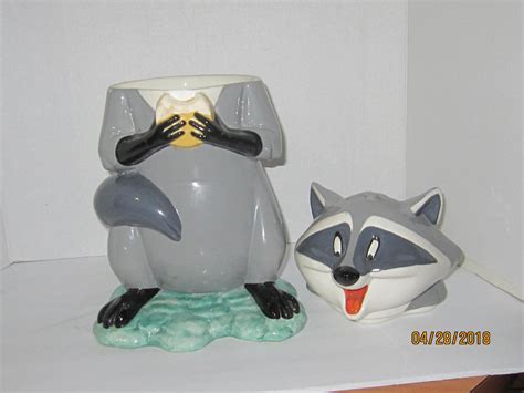 Vintage Raccoon Cookie Jar