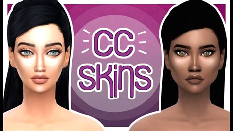 The Sims 4 Cc Skin Showcase How I Make My Sims Skins
