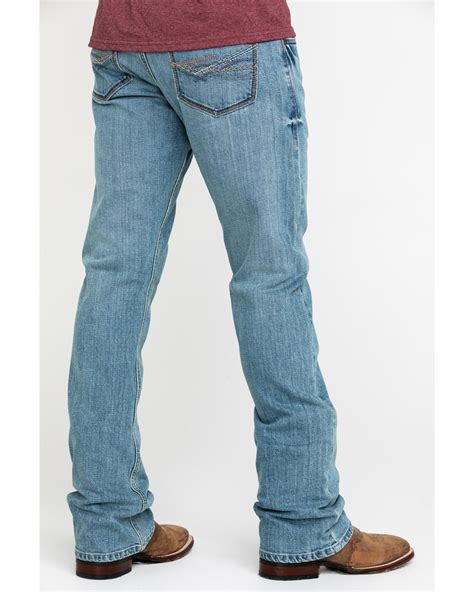 Wrangler 20x Mens No 42 Light Vintage Stretch Slim Bootcut Jeans