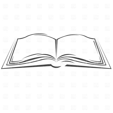 Symbolic Open Book Download Royalty Free Vector Clipart Eps Book Clip