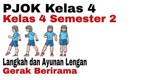 PJOK Kelas 4 Semester 2 Langkah Dan Ayunan Lengan Dalam Aktifitas