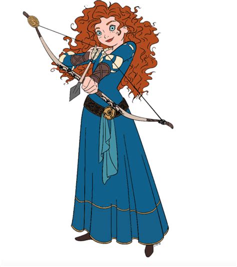 Merida With Her Bow And Arrow Animated Cartoons Merida Brave