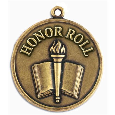 Honor Roll Gold Large Medal Jones School Supply