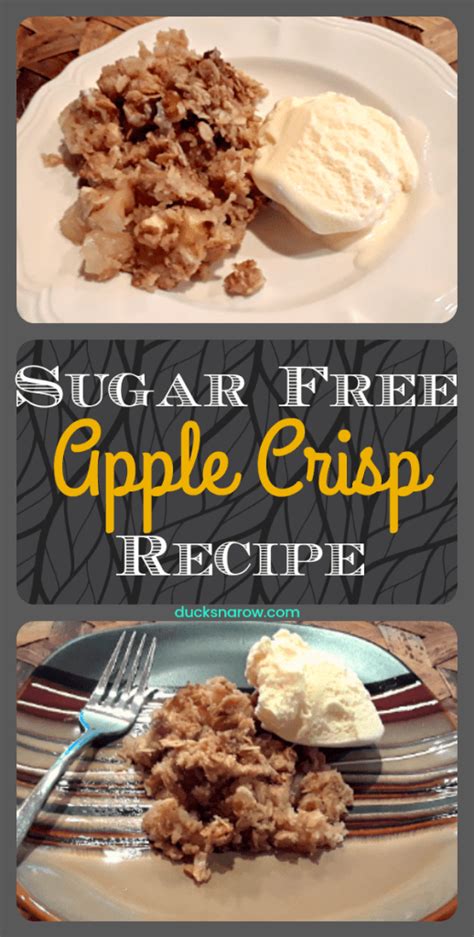 Desserts for diabetics no sugar brownies delicious delectable divine recipes : Delicious Sugar Free Apple Crisp Recipe - March 2020 ...
