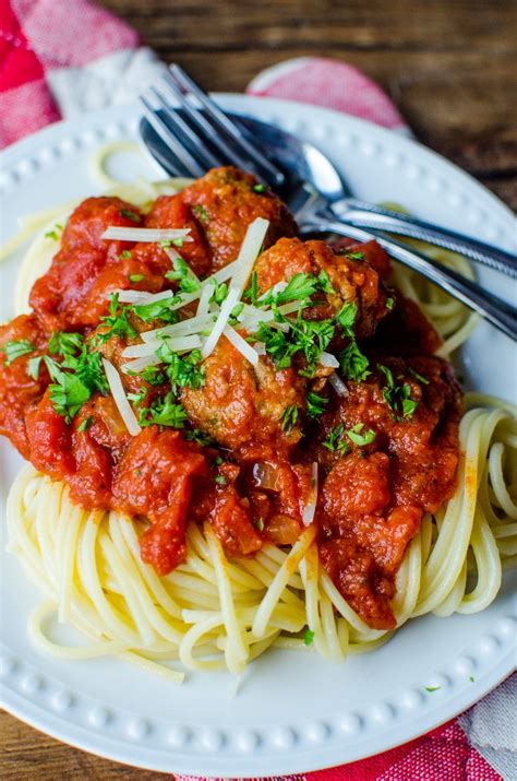 But when you bake your meatballs on a bed of spaghetti and homemade marinara sauce topped with a. Love spaghetti and meatballs? This simple recipe for baked ...