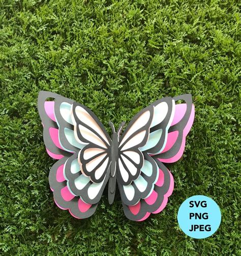 Pin on 3D Butterfly SVG By wonderfullymadeSVG