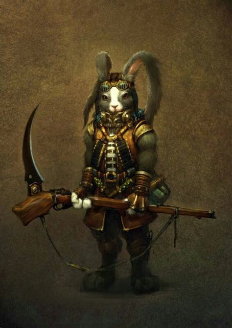 Rabbit Warrior~ Fantasy Warrior Fantasy Races Fantasy Rpg Warrior