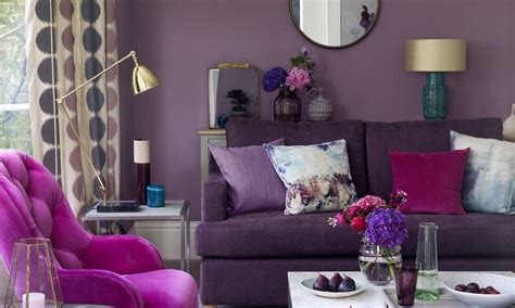 Purple Living Room Ideas Ways To Use Lilac Mauve And Plum Purple