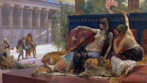 Cleópatra 1887 De Alexandre Cabanel Tela Para Quadro Na Santhatela
