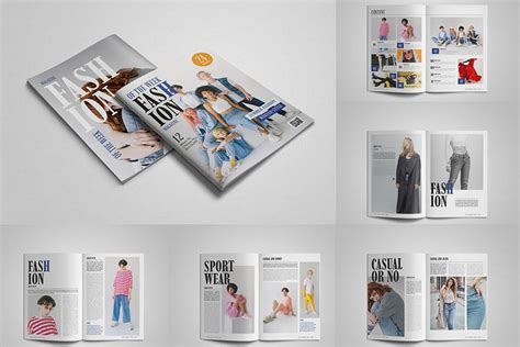 Fashion Magazine Spread Layout