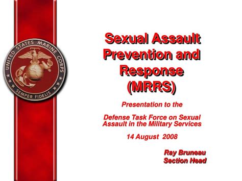 PPT Sexual Assault Prevention And Response MRRS PowerPoint