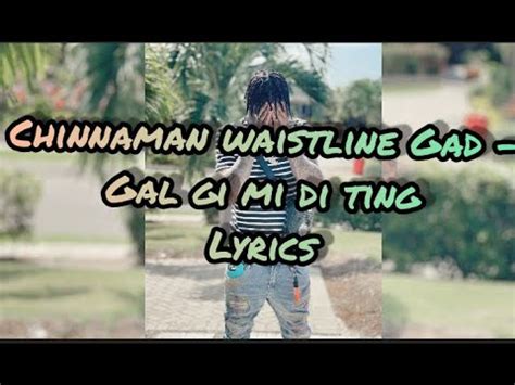 Chinnaman Waistline Gad Gal Gi Mi Di Ting Lyrics YouTube
