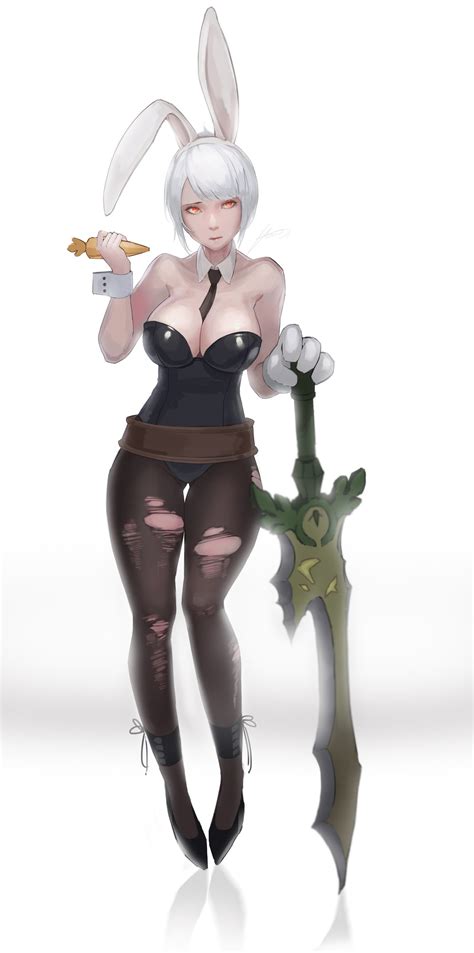 Battle Bunny Riven Wallpapers And Fan Arts League Of Legends Lol Stats