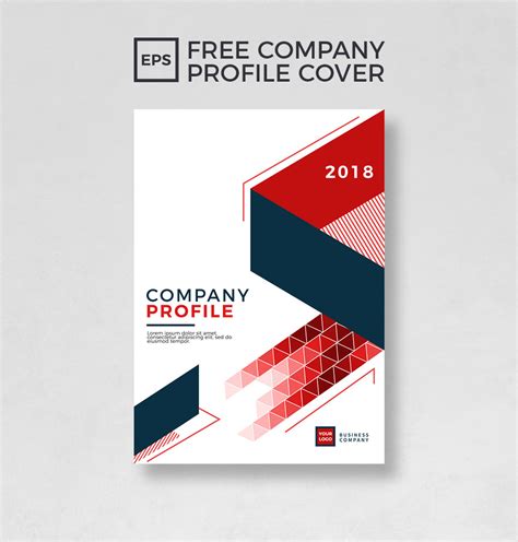 Company Profile Cover Page Template Free Download Printable Templates