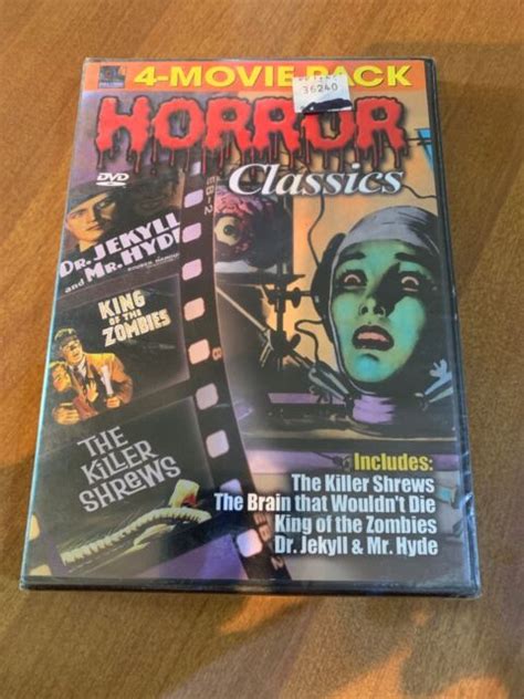 Horror Classics 4 Movie Pack Vol 1 Dvd 2005 New And Sealed Ebay